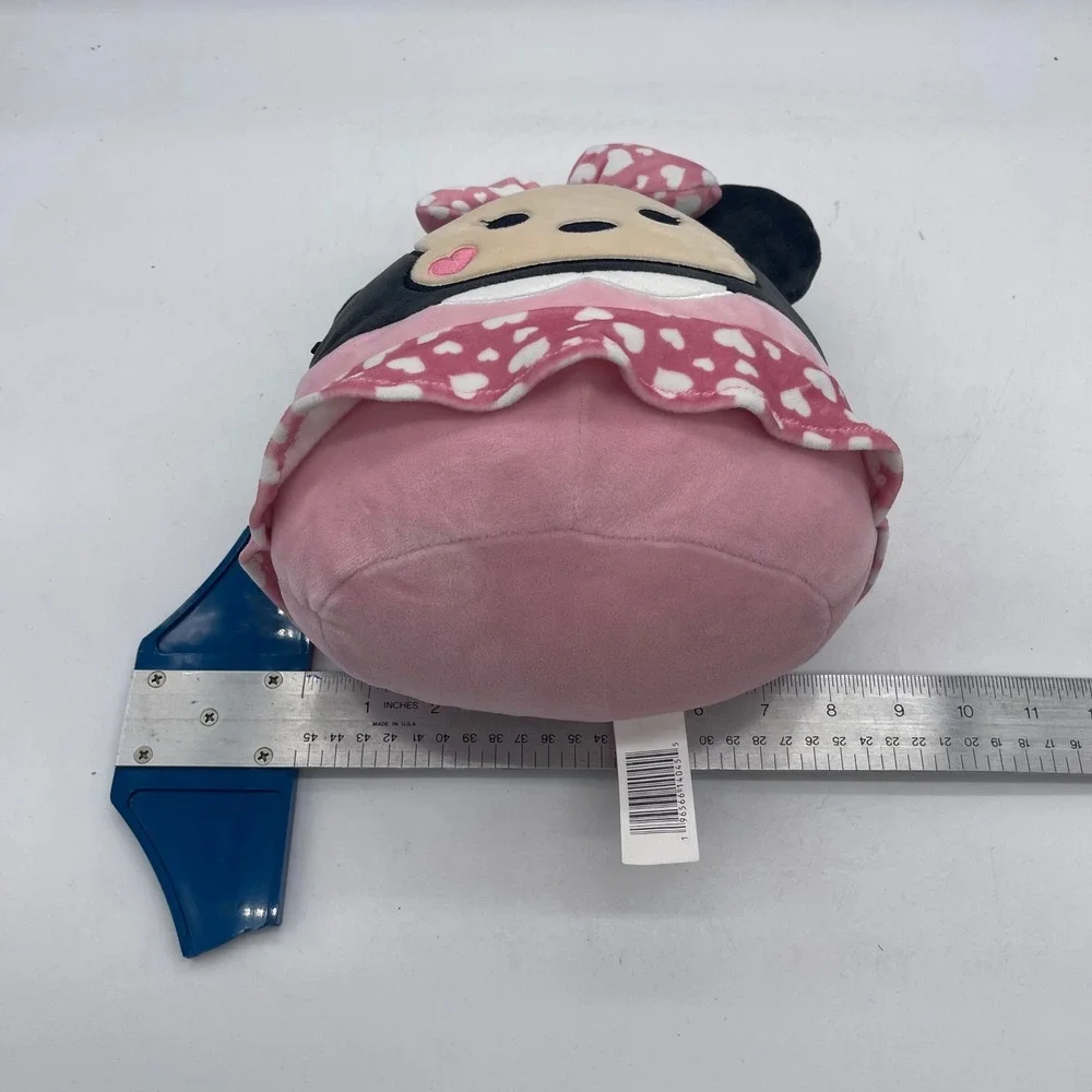 Disney Minnie Mouse Squishmallow SQD00045-071522-Q044 8 Inch Pink Heart Dress